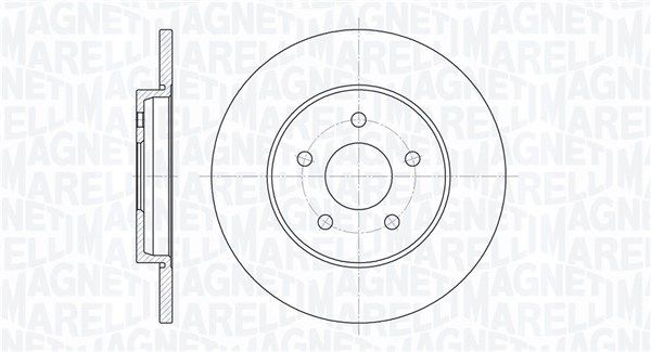 MAGNETI MARELLI Jarrulevy 361302040201